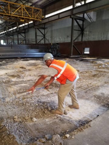 NFL Concrete Flooring Project