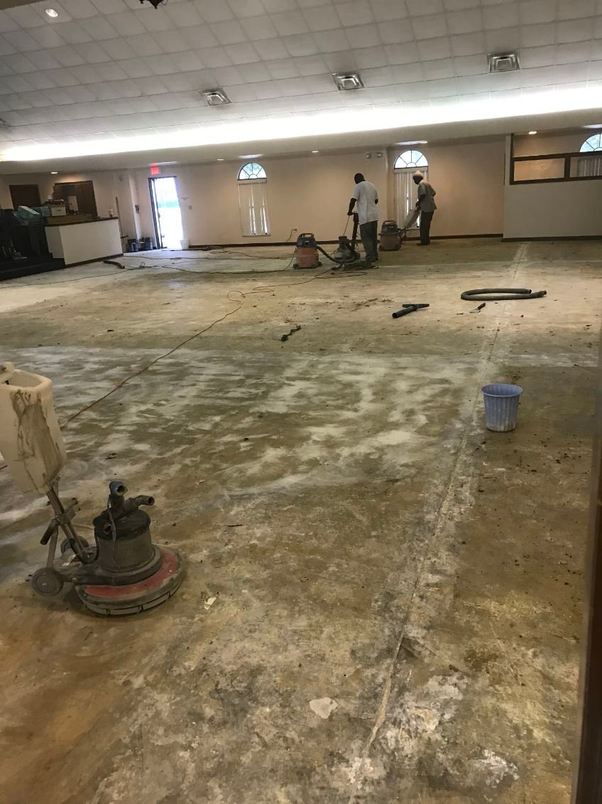 NFL Concrete Flooring Project