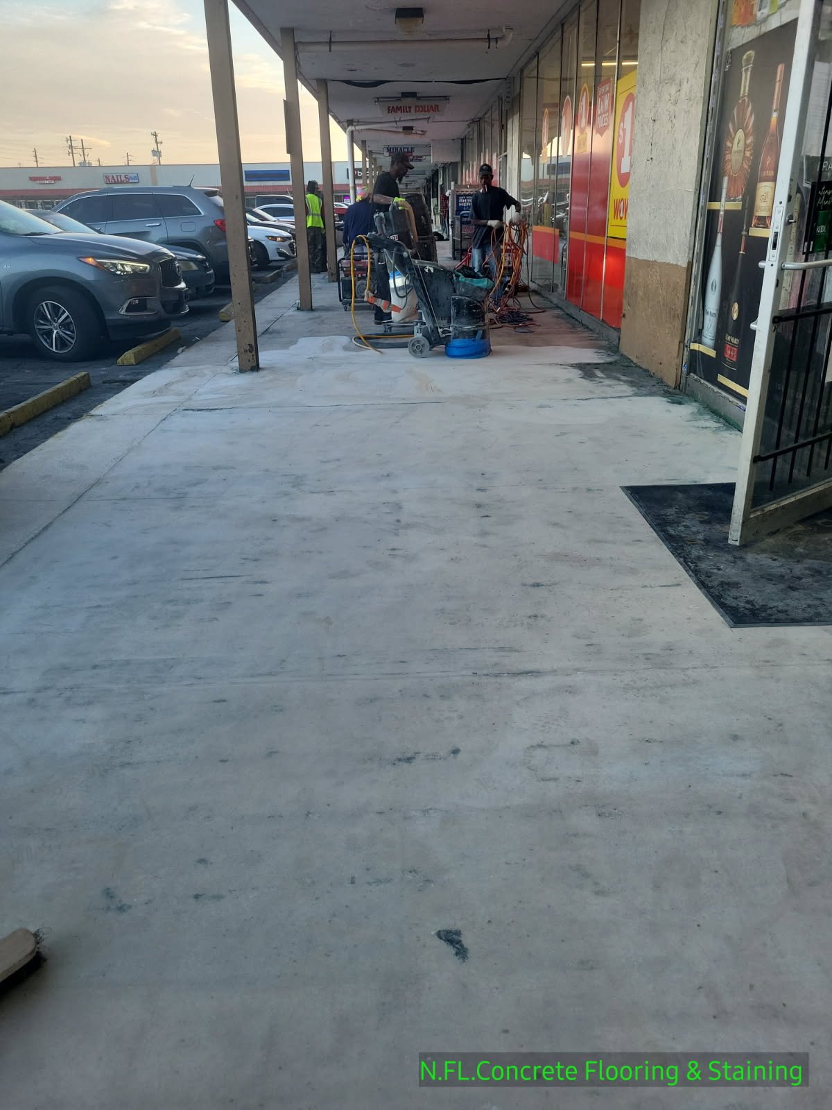 NFL Concrete Flooring Project