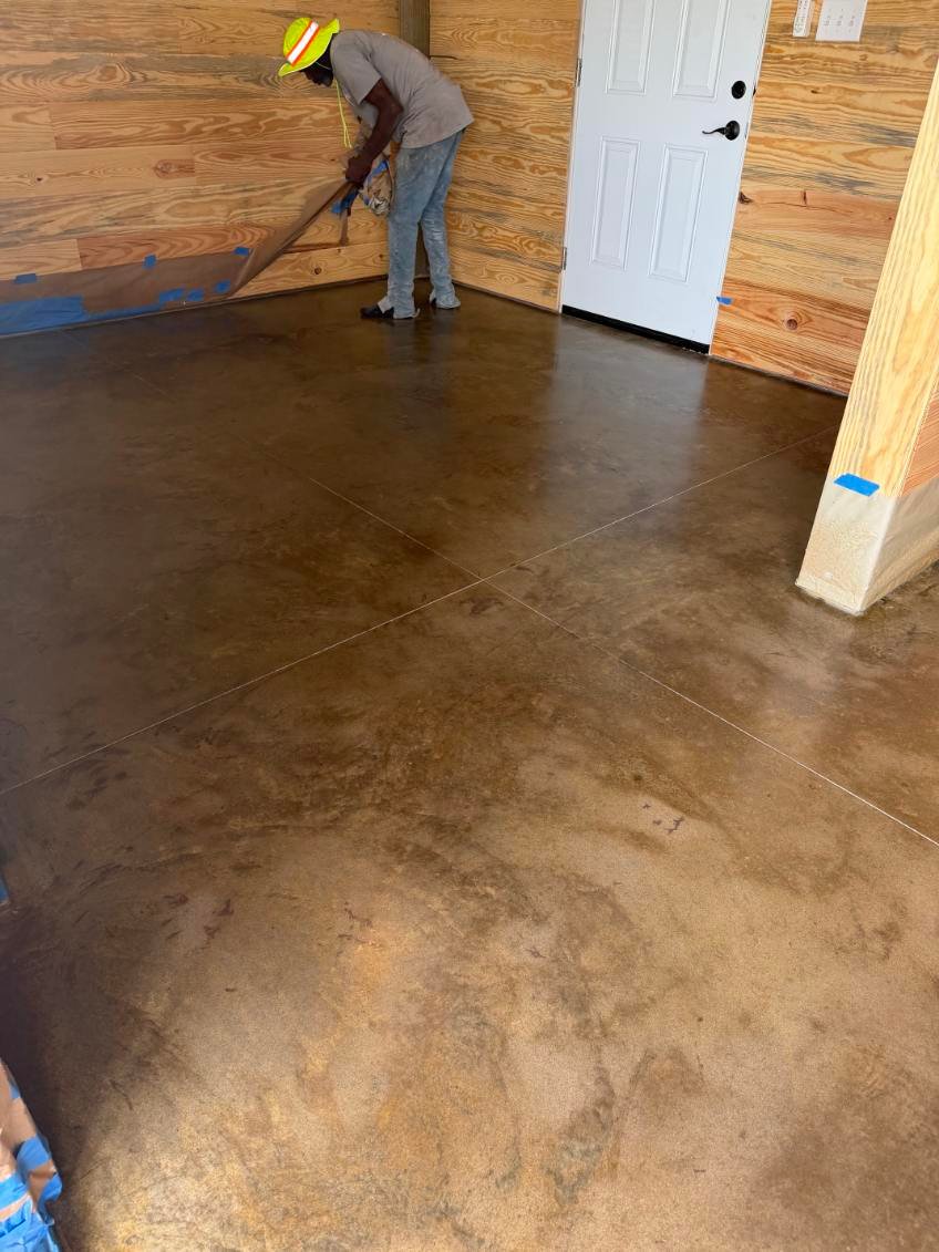 NFL Concrete Flooring Project